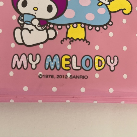 Sanrio My Melody Wallet Pink Vinyl Vintage Bifold - Picture 3 of 5